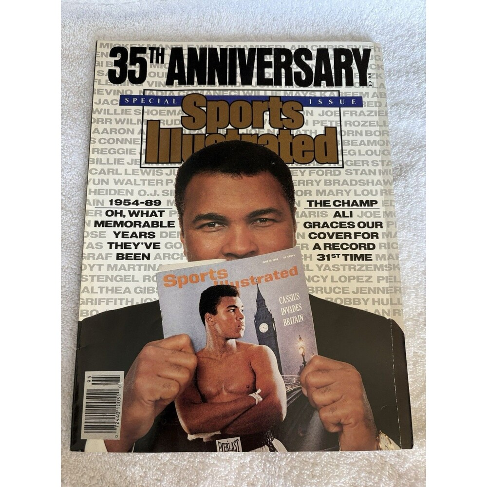 Sports Illustrated Magazine Nov 15 1989 Muhammad Ali 35th Anniversary Cover